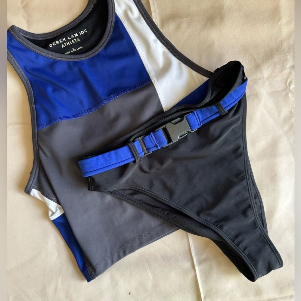 Derek Lam IOC Athleta color lock bikini size small‎